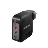 MICRODIA SMARTCube™ Nano 140W, GaN Pro Wall Charger, 4-Port, USB-C PD3.1 + USB-A QC3.0